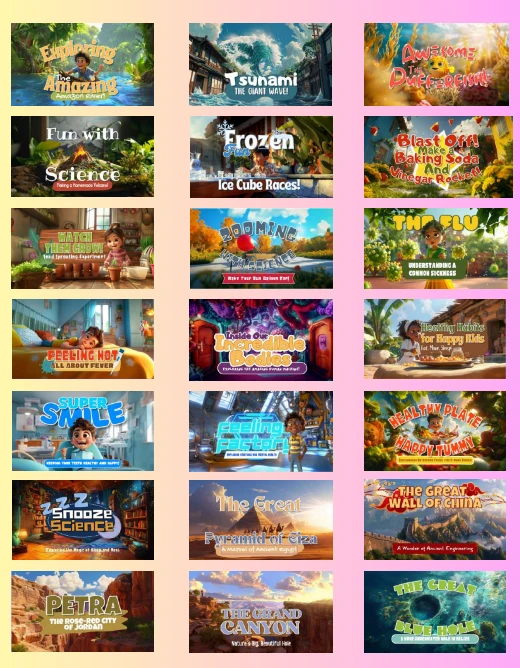 Kids Learning Adventure Bundle — Editable Canva Educational Products